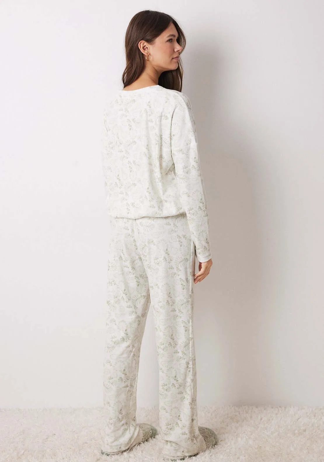 Long Sleeves Long Pant Pyjama - Green